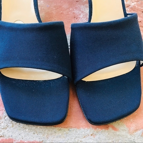 Stuart Weitzman Blue open toed heels size 8.5 AA - Picture 2 of 8